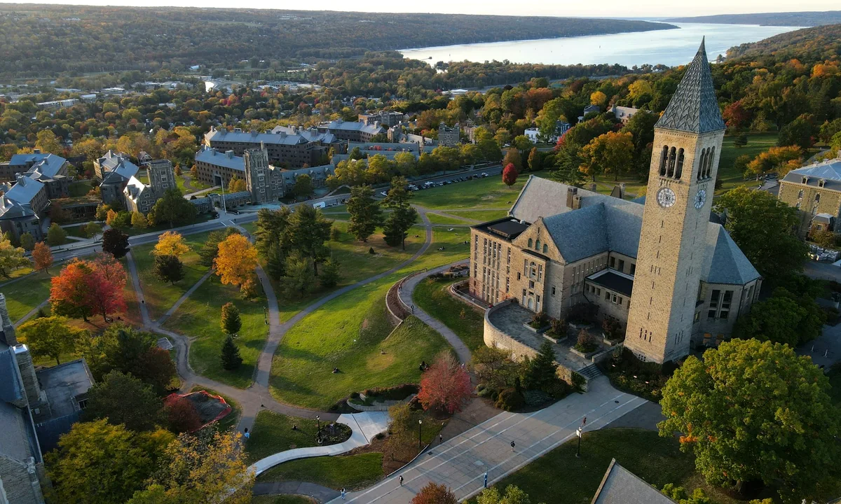 Editorial city photograph representing Ithaca; geographic ZIP boundary not independently verified